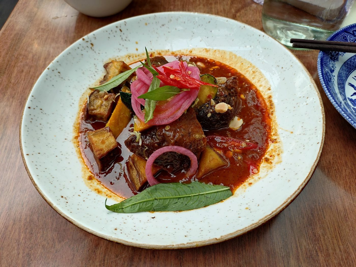 A close look at the food